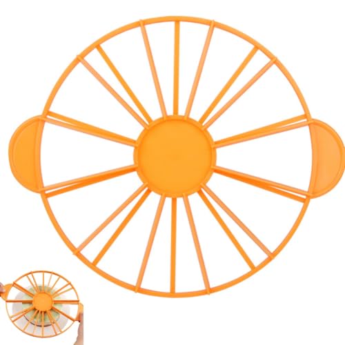 Runder Kuchenportionsmarker, 10/12 Stück Kuchen Portionsmarker Kuchenteiler Cutter Kuchen Slicer Cutter mit Griff für Gebäck Backen Uniform Schneiden (Orange) von TONGZHIY