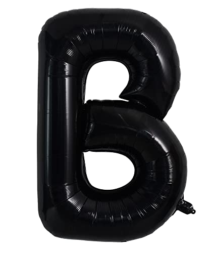 40 Zoll große schwarze B Buchstabe Ballons Jumbo Helium Ballons, Folie Mylar Big Alphabet für Geburtstagsfeier Jubiläum Valentinstag Zubehör Dekorationen 40 Zoll große schwarze B Buchstabe Ballons Jumbo Helium Ballons, Folie Mylar Big Alphabet für Geburtstagsfeier Jubiläum Valentinstag Zubehör Dekorationen von TONIFUL