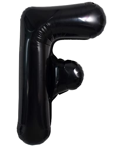 40 Zoll große schwarze F Buchstabe Ballons Jumbo Helium, Folie Mylar Big Alphabet Ballons für Geburtstagsfeier Jubiläum Valentinstag Zubehör Dekorationen 40 Zoll große schwarze F Buchstabe Ballons Jumbo Helium, Folie Mylar Big Alphabet Ballons für Geburtstagsfeier Jubiläum Valentinstag Zubehör Dekorationen von TONIFUL