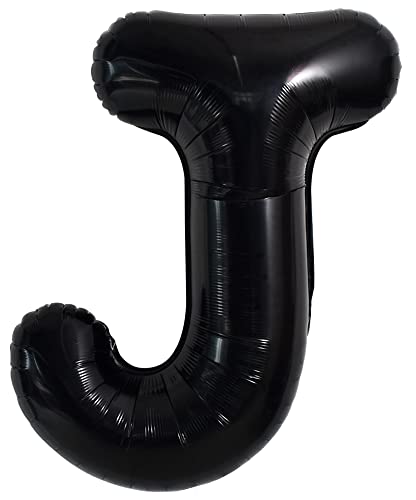 40 Zoll Große Schwarze J Buchstaben Ballon, Jumbo Helium Folie Mylar Big Alphabet für Geburtstagsfeier, Jubiläum, Valentinstag Supplies Dekorationen 40 Zoll Große Schwarze J Buchstaben Ballon, Jumbo Helium Folie Mylar Big Alphabet für Geburtstagsfeier, Jubiläum, Valentinstag Supplies Dekorationen von TONIFUL