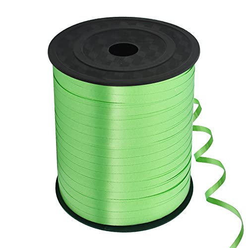 500 Yards Curling Band-Ballon Band-Ballon Schnur für Art&Craft Dekor, Geschenkverpackung, Bänder und Bögen für Weihnachten Neujahr Geburtstagsgeschenke (grün) von TONIFUL