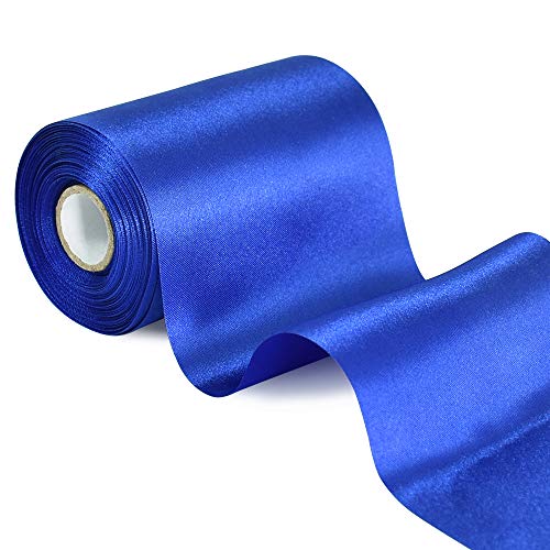 TONIFUL 10cm x 10M Blaus band breit geschenkband große schleife satinband für auto Bogen Große Eröffnungszeremonie Schleifen Dach- und Außendekoration Partydekoration Stuhl Hochzeit Der Valentinstag TONIFUL 10cm x 10M Blaus band breit geschenkband große schleife satinband für auto Bogen Große Eröffnungszeremonie Schleifen Dach- und Außendekoration Partydekoration Stuhl Hochzeit Der Valentinstag von TONIFUL