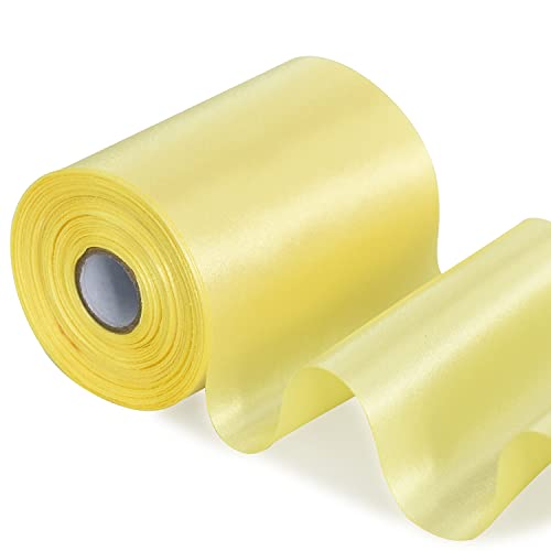 TONIFUL 10cm x 20M Kanariengelb band breit geschenkband große schleife satinband für auto Bogen Große Eröffnungszeremonie Schleifen Partydekoration Stuhl Hochzeit Der Valentinstag Weihnachten TONIFUL 10cm x 20M Kanariengelb band breit geschenkband große schleife satinband für auto Bogen Große Eröffnungszeremonie Schleifen Partydekoration Stuhl Hochzeit Der Valentinstag Weihnachten von TONIFUL
