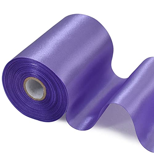 TONIFUL 10cm x 20M Lavendel Lila band breit geschenkband große schleife satinband für auto Bogen Große Eröffnungszeremonie Schleifen Dach- und Außendekoration Stuhl Hochzeit Der Valentinstag TONIFUL 10cm x 20M Lavendel Lila band breit geschenkband große schleife satinband für auto Bogen Große Eröffnungszeremonie Schleifen Dach- und Außendekoration Stuhl Hochzeit Der Valentinstag von TONIFUL