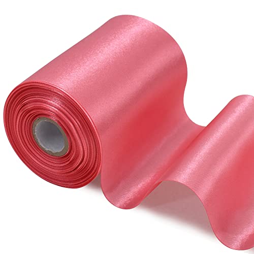 TONIFUL 10cm x 20M Pfirsichrot Rosa band breit geschenkband große schleife satinband für auto Bogen Große Eröffnungszeremonie Schleifen Dach- und Außendekoration Stuhl Hochzeit Der Valentinstag TONIFUL 10cm x 20M Pfirsichrot Rosa band breit geschenkband große schleife satinband für auto Bogen Große Eröffnungszeremonie Schleifen Dach- und Außendekoration Stuhl Hochzeit Der Valentinstag von TONIFUL