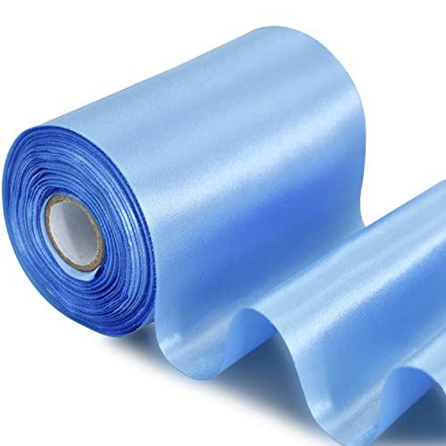 TONIFUL 10cm x 20M wathet blau band breit geschenkband große schleife satinband für auto Bogen Große Eröffnungszeremonie Schleifen Partydekoration Stuhl Hochzeit Der Valentinstag Weihnachten TONIFUL 10cm x 20M wathet blau band breit geschenkband große schleife satinband für auto Bogen Große Eröffnungszeremonie Schleifen Partydekoration Stuhl Hochzeit Der Valentinstag Weihnachten von TONIFUL