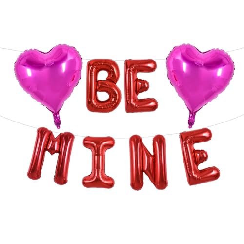 TONIFUL 40,6 cm rote Buchstabenballons zum Valentinstag – Folien-Alphabet-Banner mit Herzballons für romantische Hochzeit, Brautparty, Jahrestag, Verlobung, Partyzubehör TONIFUL 40,6 cm rote Buchstabenballons zum Valentinstag – Folien-Alphabet-Banner mit Herzballons für romantische Hochzeit, Brautparty, Jahrestag, Verlobung, Partyzubehör von TONIFUL