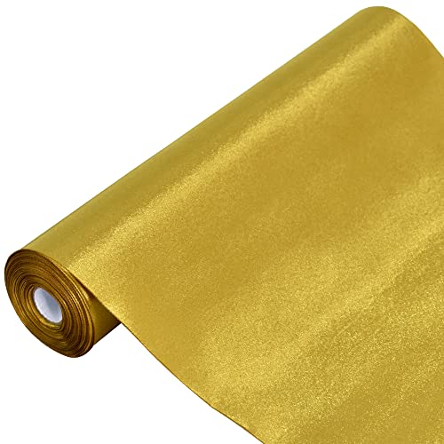 TONIFUL 25.4 cmx9.1 m, dunkelgoldenes Satinband, extra breites Weihnachtsband für den Außenbereich, Bandschneidezeremonie, große Öffnungsband, Tischläufer, Geschenkverpackung, Hochzeitsdekoration TONIFUL 25.4 cmx9.1 m, dunkelgoldenes Satinband, extra breites Weihnachtsband für den Außenbereich, Bandschneidezeremonie, große Öffnungsband, Tischläufer, Geschenkverpackung, Hochzeitsdekoration von TONIFUL
