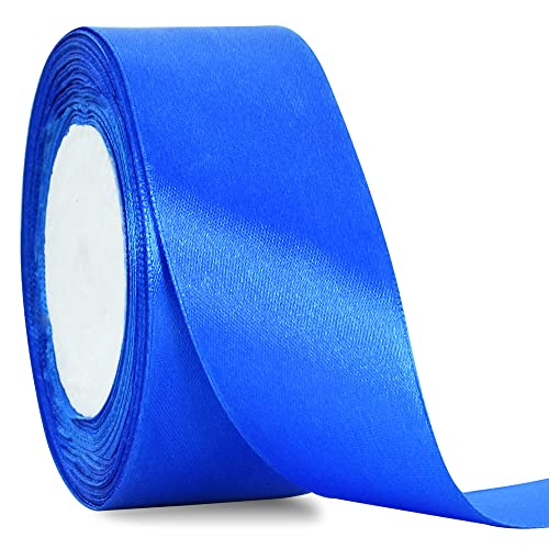 TONIFUL 4 cmx22 m breites, königsblaues Satinband, solide Stoffbänder für Hochzeit, Auto, Dekoration, Stuhl, Schärpe, Basteln, Geschenkverpackungen, Schneiden, Zeremonien, Nähen, Party-Dekoration TONIFUL 4 cmx22 m breites, königsblaues Satinband, solide Stoffbänder für Hochzeit, Auto, Dekoration, Stuhl, Schärpe, Basteln, Geschenkverpackungen, Schneiden, Zeremonien, Nähen, Party-Dekoration von TONIFUL