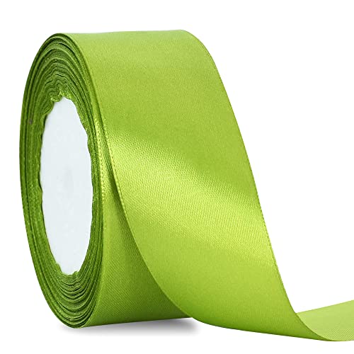 TONIFUL 4 cmx22 m breites, salbeigrünes Satinband, feste Stoffbänder für Hochzeit, Auto, Dekoration, Stuhl, Schärpe, Basteln, Geschenkverpackungen, Schneiden, Zeremonien, Nähen, Party-Dekoration TONIFUL 4 cmx22 m breites, salbeigrünes Satinband, feste Stoffbänder für Hochzeit, Auto, Dekoration, Stuhl, Schärpe, Basteln, Geschenkverpackungen, Schneiden, Zeremonien, Nähen, Party-Dekoration von TONIFUL