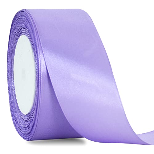 TONIFUL 4 cmx22 m breites hellviolettes Satinband, feste Stoffbänder für Hochzeit, Auto, Dekoration, Stuhl, Schärpe, Basteln, Geschenkverpackungen, Schneiden, florales Nähen, Party-Dekoration TONIFUL 4 cmx22 m breites hellviolettes Satinband, feste Stoffbänder für Hochzeit, Auto, Dekoration, Stuhl, Schärpe, Basteln, Geschenkverpackungen, Schneiden, florales Nähen, Party-Dekoration von TONIFUL