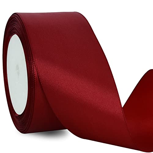 TONIFUL 5cm x 20M Claret band breit geschenkband große schleife satinband für auto Bogen Schleifen Partydekoration Stuhl Hochzeit Der Valentinstag Geschenkverpackungen Strauß geschenkband TONIFUL 5cm x 20M Claret band breit geschenkband große schleife satinband für auto Bogen Schleifen Partydekoration Stuhl Hochzeit Der Valentinstag Geschenkverpackungen Strauß geschenkband von TONIFUL