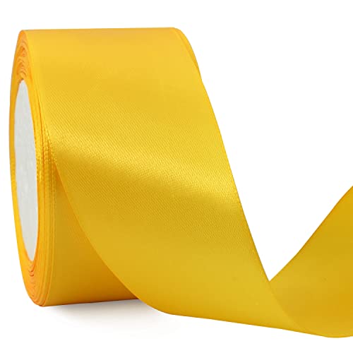 TONIFUL 5cm x 20M Gelb band breit geschenkband große schleife satinband für auto Bogen Schleifen Partydekoration Stuhl Hochzeit Der Valentinstag Geschenkverpackungen Strauß geschenkband TONIFUL 5cm x 20M Gelb band breit geschenkband große schleife satinband für auto Bogen Schleifen Partydekoration Stuhl Hochzeit Der Valentinstag Geschenkverpackungen Strauß geschenkband von TONIFUL