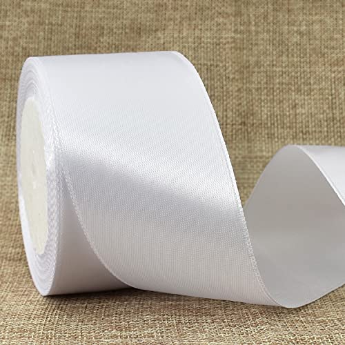 TONIFUL 5cm x 20M Weib band breit geschenkband große schleife satinband für auto Bogen Schleifen Partydekoration Stuhl Hochzeit Der Valentinstag Geschenkverpackungen Strauß geschenkband TONIFUL 5cm x 20M Weib band breit geschenkband große schleife satinband für auto Bogen Schleifen Partydekoration Stuhl Hochzeit Der Valentinstag Geschenkverpackungen Strauß geschenkband von TONIFUL