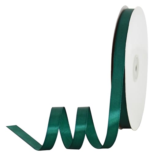 TONIFUL Grünes Satinband, 1,27 cm x 91,4 m, dünnes, solides Stoffband für Einladungen, Geschenkverpackungen, Schleifen, Basteln, Blumensträuße, Valentinstag, Hochzeit, Party-Dekoration TONIFUL Grünes Satinband, 1,27 cm x 91,4 m, dünnes, solides Stoffband für Einladungen, Geschenkverpackungen, Schleifen, Basteln, Blumensträuße, Valentinstag, Hochzeit, Party-Dekoration von TONIFUL