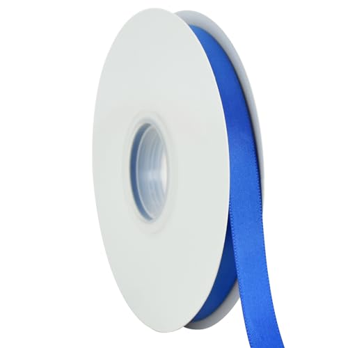 TONIFUL Marineblaues Satinband für Geschenkverpackungen, Blumensträuße, Schleifen und Bastelarbeiten, Weihnachten, Valentinstag, Geburtstag, Hochzeit und Party-Dekoration, 1,25 cm x 45,7 m TONIFUL Marineblaues Satinband für Geschenkverpackungen, Blumensträuße, Schleifen und Bastelarbeiten, Weihnachten, Valentinstag, Geburtstag, Hochzeit und Party-Dekoration, 1,25 cm x 45,7 m von TONIFUL