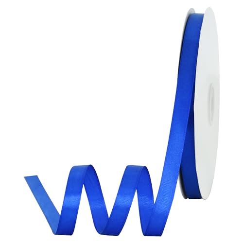 Satin Geschenkband Königsblau 1,25cm x 91m, 1 Rolle Schleifenband für Geschenkverpackung und Partydekoration, Hochwertiges Geschenkband für Weihnachtsgeschenke Geburtstagsparty Satin Geschenkband Königsblau 1,25cm x 91m, 1 Rolle Schleifenband für Geschenkverpackung und Partydekoration, Hochwertiges Geschenkband für Weihnachtsgeschenke Geburtstagsparty von TONIFUL