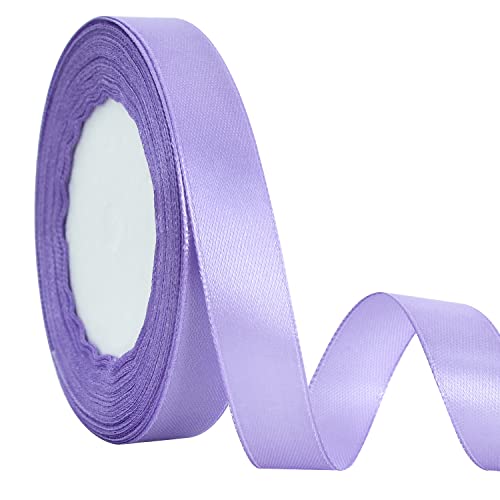 TONIFUL Satinband, 15 mmx22 m, hellviolett, breit, massives Stoffband für Hochzeit, Auto, Schneiden, Zeremonie, große Öffnung, Stuhlschärpe, Haarnähen, Handwerk, Geschenkverpackung, Party, Dekoration TONIFUL Satinband, 15 mmx22 m, hellviolett, breit, massives Stoffband für Hochzeit, Auto, Schneiden, Zeremonie, große Öffnung, Stuhlschärpe, Haarnähen, Handwerk, Geschenkverpackung, Party, Dekoration von TONIFUL