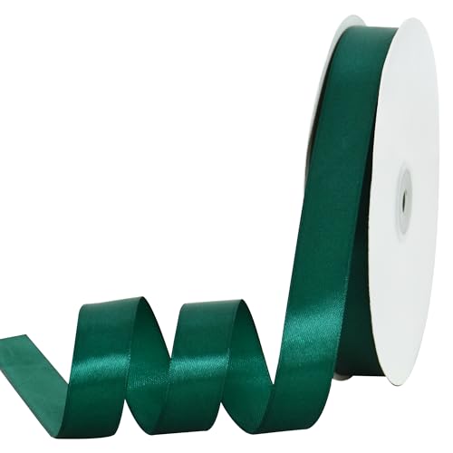 TONIFUL Satinband, 2,2 cm x 91,4 m, dünn, solide, frabische Bänder für Geschenkverpackungen, Bastelarbeiten, Schleifen, Einladungen, Blumensträuße, Weihnachten, Hochzeit, Party, Valentinstag, TONIFUL Satinband, 2,2 cm x 91,4 m, dünn, solide, frabische Bänder für Geschenkverpackungen, Bastelarbeiten, Schleifen, Einladungen, Blumensträuße, Weihnachten, Hochzeit, Party, Valentinstag, von TONIFUL