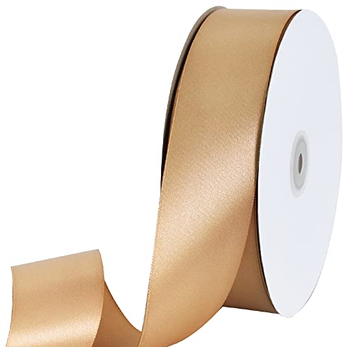 TONIFUL Satinband, 40 mm x 91,4 m, dunkles Gold, breites Satinband für Geschenkverpackungen, Stuhlschärpe, Valentinstag, Hochzeit, Geburtstag, Party, Dekoration, Haarblumen, Basteln, Nähen TONIFUL Satinband, 40 mm x 91,4 m, dunkles Gold, breites Satinband für Geschenkverpackungen, Stuhlschärpe, Valentinstag, Hochzeit, Geburtstag, Party, Dekoration, Haarblumen, Basteln, Nähen von TONIFUL