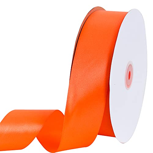 TONIFUL Satinband, 40 mmx91 m, Orange, breites Satinband, massives Stoffband für Geschenkverpackungen, Stuhlschärpe, Valentinstag, Hochzeit, Geburtstag, Party, Dekoration, Haar, Basteln, Nähen TONIFUL Satinband, 40 mmx91 m, Orange, breites Satinband, massives Stoffband für Geschenkverpackungen, Stuhlschärpe, Valentinstag, Hochzeit, Geburtstag, Party, Dekoration, Haar, Basteln, Nähen von TONIFUL