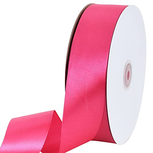 TONIFUL Satinband, 40 mmx91 m, schockierendes Pink, breites Satinband, solides Stoffband für Geschenkverpackungen, Stuhlschärpe, Valentinstag, Hochzeit, Geburtstag, Party, Dekoration, Blumen, Nähen TONIFUL Satinband, 40 mmx91 m, schockierendes Pink, breites Satinband, solides Stoffband für Geschenkverpackungen, Stuhlschärpe, Valentinstag, Hochzeit, Geburtstag, Party, Dekoration, Blumen, Nähen von TONIFUL