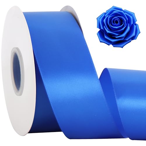 TONIFUL Satinband, breit, solides Stoffband für Geschenkverpackungen, Blumensträuße, Schleifen und Bastelarbeiten, Weihnachten, Valentinstag, Geburtstag, Hochzeit und Party-Dekoration, 50 m x 45 m, TONIFUL Satinband, breit, solides Stoffband für Geschenkverpackungen, Blumensträuße, Schleifen und Bastelarbeiten, Weihnachten, Valentinstag, Geburtstag, Hochzeit und Party-Dekoration, 50 m x 45 m, von TONIFUL