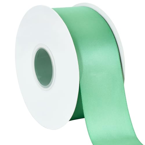 TONIFUL Satinband, breit, solides Stoffband für Geschenkverpackungen, Blumensträuße, Schleifen und Bastelarbeiten, Weihnachten, Valentinstag, Geburtstag, Hochzeit und Party-Dekoration, 50 m x 45 m, TONIFUL Satinband, breit, solides Stoffband für Geschenkverpackungen, Blumensträuße, Schleifen und Bastelarbeiten, Weihnachten, Valentinstag, Geburtstag, Hochzeit und Party-Dekoration, 50 m x 45 m, von TONIFUL