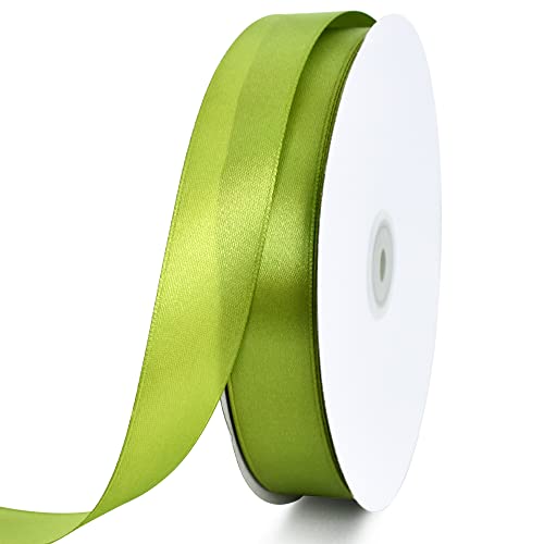 TONIFUL Satinband, dünnes, einfarbiges Satinband für Geschenkverpackungen, Basteln, Haarschleifen, Hochzeitsdekoration, Einladungskarten, Blumensträuße, 2,5 cm x 91,4 m TONIFUL Satinband, dünnes, einfarbiges Satinband für Geschenkverpackungen, Basteln, Haarschleifen, Hochzeitsdekoration, Einladungskarten, Blumensträuße, 2,5 cm x 91,4 m von TONIFUL