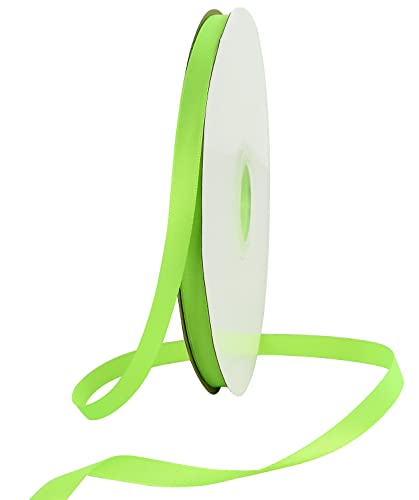 TONIFUL Satinband Fluoreszierendes Grün 10mm, 91 Meters Dekoration Geschenkband Fein Schleifenband, Stoffband für Hochzeit, Taufe und Geburtstag Geschenke Der Valentinstag Verpackung von Geschenken TONIFUL Satinband Fluoreszierendes Grün 10mm, 91 Meters Dekoration Geschenkband Fein Schleifenband, Stoffband für Hochzeit, Taufe und Geburtstag Geschenke Der Valentinstag Verpackung von Geschenken von TONIFUL