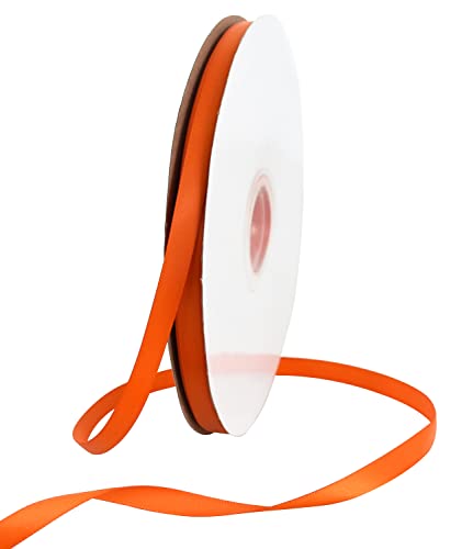 TONIFUL Satinband orange 10mm, 91 Meters Dekoration Geschenkband Fein Schleifenband, Stoffband für Hochzeit, Taufe und Geburtstag Geschenke Der Valentinstag Verpackung von Geschenken TONIFUL Satinband orange 10mm, 91 Meters Dekoration Geschenkband Fein Schleifenband, Stoffband für Hochzeit, Taufe und Geburtstag Geschenke Der Valentinstag Verpackung von Geschenken von TONIFUL