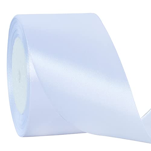 TONIFUL Weißes Satinband, 7,6 cm x 22,8 m, solide Seidenbänder für Geschenkverpackungen, Basteln, Blumensträuße, Valentinstag, Weihnachten, Geschenkverpackung, Party, Hochzeitsdekoration TONIFUL Weißes Satinband, 7,6 cm x 22,8 m, solide Seidenbänder für Geschenkverpackungen, Basteln, Blumensträuße, Valentinstag, Weihnachten, Geschenkverpackung, Party, Hochzeitsdekoration von TONIFUL