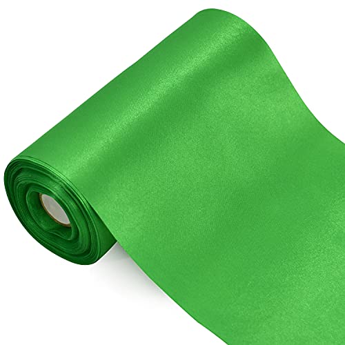TONIFUL breites, grünes Satinband, 15,2 cm x 22 m, großes Band für große Eröffnung, Zeremonie, Hochzeit, Geburtstag, Party, Dekoration TONIFUL breites, grünes Satinband, 15,2 cm x 22 m, großes Band für große Eröffnung, Zeremonie, Hochzeit, Geburtstag, Party, Dekoration von TONIFUL