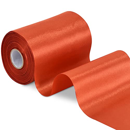Toniful Satinband, breit, einfarbig, großes Band für Eröffnungszeremonie, Stuhlschärpen, Schleife für Tisch, Haare und Auto, Blumenschmuck, Nähen, Basteln, Dekoration für Hochzeit, Party, 10 cm x Toniful Satinband, breit, einfarbig, großes Band für Eröffnungszeremonie, Stuhlschärpen, Schleife für Tisch, Haare und Auto, Blumenschmuck, Nähen, Basteln, Dekoration für Hochzeit, Party, 10 cm x von TONIFUL