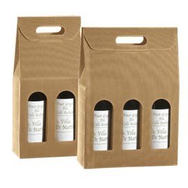5 x Schachtel mit 2 Flaschen 180 x 90 mm H 385 mm Welle Havanna 5 x Schachtel mit 2 Flaschen 180 x 90 mm H 385 mm Welle Havanna von TONO SU TONO