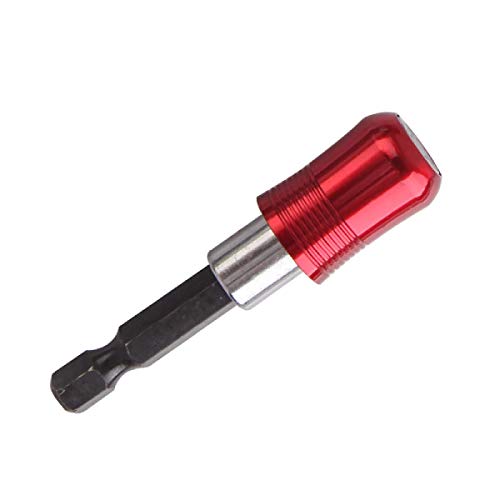 Schraubendreher-Bit, magnetisch, 60 mm, Schnellspanner, Rot, 2 Stück Schraubendreher-Bit, magnetisch, 60 mm, Schnellspanner, Rot, 2 Stück von TOOLDO