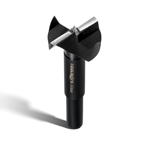 TOOLMAYS Forstnerbohrer 30mm, Länge 90 mm Astlochbohrer für Holz, Professioneller Holzbohrer von TOOLMAYS