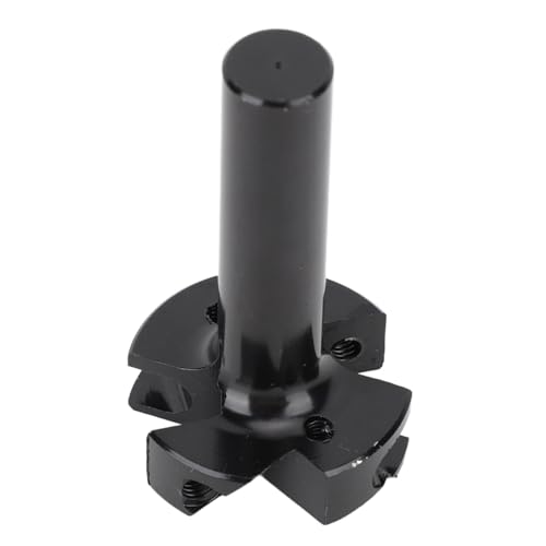 TOOLSGO Abnehmbare Einsätze Spoilboard Fräskopf 4 Schneiden Hartmetall Holzfräser für CNC Plattenverflachung und Oberflächenbearbeitung (1/2 Schaft) von TOOLSGO