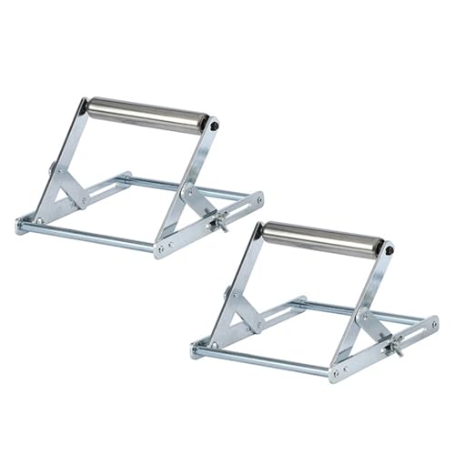 TOOSOAR 2 Stück Verstellbarer Stützrahmen für Schneidemaschinen,Arbeitsböcke für Metallschneidemaschinen,Geeignet Zum Schneiden Von Metall,Holz Und Stein(15CM) von TOOSOAR