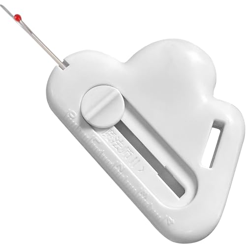 TOOVREN Magnetische Nahtführung für Nähmaschinen mit Nahttrenner, Nähzubehör für Nähmaschine, Multifunktions Beratungstools Befestigungslehren Werkzeug, Geschenke für Nähbegeisterte-Weiß von TOOVREN