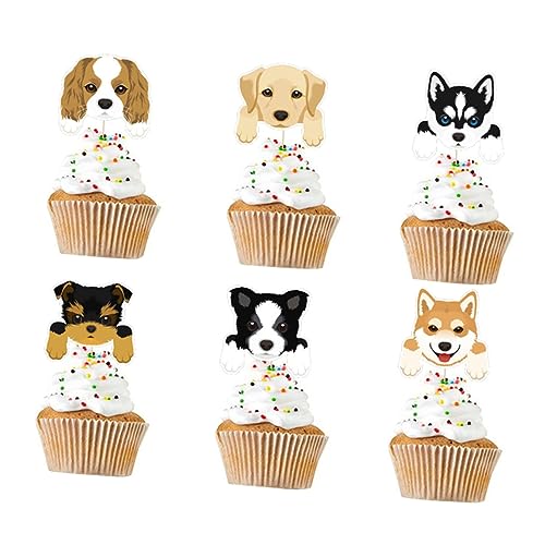 36st Welpenkuchen Cupcake Topper Zum Geburtstag Hund Partybevorzugung Cupcake-topper Mit Hund Cupcake-verzierung Hundekuchen Cupcake-kapazitäten Bambus Haustier Hund Einstecken 36st Welpenkuchen Cupcake Topper Zum Geburtstag Hund Partybevorzugung Cupcake-topper Mit Hund Cupcake-verzierung Hundekuchen Cupcake-kapazitäten Bambus Haustier Hund Einstecken von TOPBATHY
