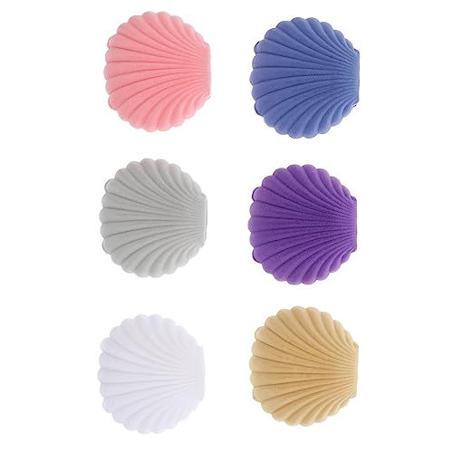 6er-box Schale Schmuckschatulle Muschelschmuckkiste. Flusen-schmuckhalter Beflockung Halsketten- Speicherkabinett. Muschel Trinketkasten Ring Schmuckschrank Flanell Fräulein 6er-box Schale Schmuckschatulle Muschelschmuckkiste. Flusen-schmuckhalter Beflockung Halsketten- Speicherkabinett. Muschel Trinketkasten Ring Schmuckschrank Flanell Fräulein von TOPBATHY