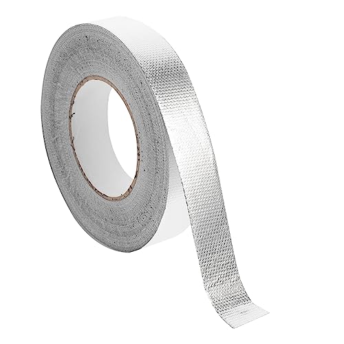 TOPBATHY 1 Rolle Aluminiumband Hitzebeständig Wasserdichtes Klebeband für Abdichtungen Reparaturen Isolierungen Temperaturbeständig für Innen Außenanwendungen für Kunststoffoberflächen von TOPBATHY