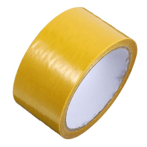 TOPBATHY 1 Rolle Doppelseitiges Klebeband Handwerk Kleiden Gewebebandkleber Klebrig Kleidung Teppich-zu-teppich-klebeband Teppichbänder Stoff Klebebänder Yellow von TOPBATHY
