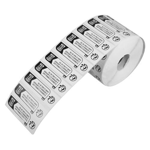 TOPBATHY 1 Rolle Etikettenaufkleber recyceln Aufkleber für Müllrecycling Mülltonne Abfall Anzahl Inventaraufkleber Müll Aufkleber Müllklassifizierungsaufkleber Papier von TOPBATHY