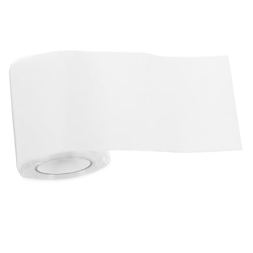 TOPBATHY 1 Rolle Klebeband für die Reparatur von Wasser leitungen Reparaturband Leckageband Hochleistungs Klebeband Sanitärband Schlauch Reparatur Klempnerband für Lecks Silikon-Gummi Weiß von TOPBATHY