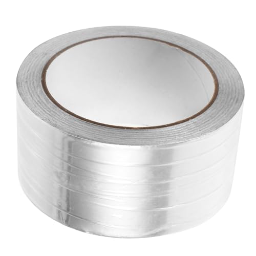 TOPBATHY 1 Rolle Leitfähiges Aluminiumfolienband Hvac-klebeband Für Kanäle Klebeband Aus Aluminiumfolie Aluminiumfolienband Für Elektrische Reparaturen Klebeband Aus Metall von TOPBATHY