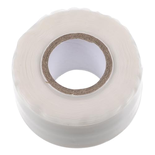 TOPBATHY 1 Rolle Wasserdichtes Klebeband Im Freien Fix Rohr Klempner Gummiert Reparaturband Für Schlauchlecks Abdichtband Reparaturklebeband Leckband Schlauchband Silikon-gummi Weiß von TOPBATHY