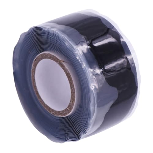 TOPBATHY 1 Rolle Wasserdichtes Klebeband im Freien Installation Klempner klebrig Rohr schlauch Dichtungsband Klebeband zum Umwickeln von Draht Silikonband Kieselgel Black von TOPBATHY