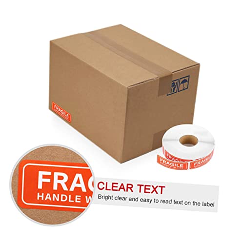 TOPBATHY 1 Rolle zerbrechliche Aufkleber Etikettenaufkleber Handhabung Business -Aufkleber zerbrechliche Warnschilder Mailer Aufkleber-Etiketten Band Verpackung zerbrechlicher Aufkleber TOPBATHY 1 Rolle zerbrechliche Aufkleber Etikettenaufkleber Handhabung Business -Aufkleber zerbrechliche Warnschilder Mailer Aufkleber-Etiketten Band Verpackung zerbrechlicher Aufkleber von TOPBATHY